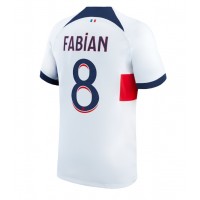 Paris Saint-Germain Fabian Ruiz #8 Vonkajší futbalový dres 2023-24 Krátky Rukáv